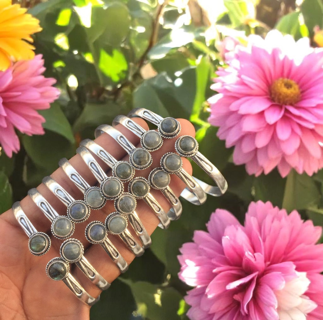 Labradorite Bangle Bracelet – Embrace the Magic