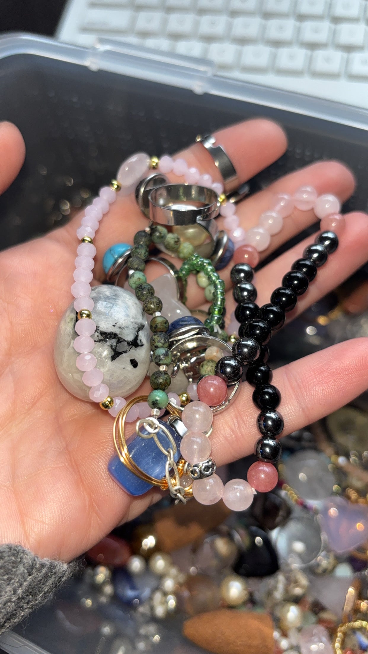 ✨ Crystal & Crystal Jewelry Confetti Scoops ✨