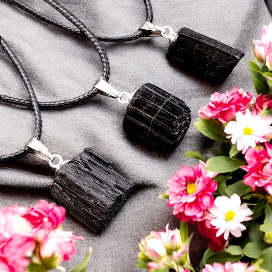Men’s Black Tourmaline Necklace