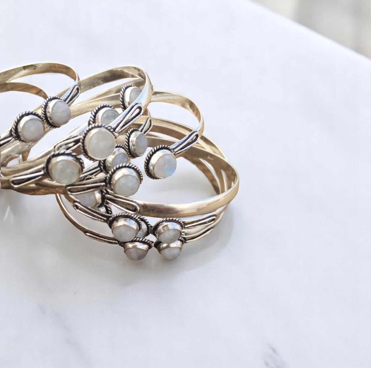 Moonstone Bangle Bracelet – Radiate Inner Light