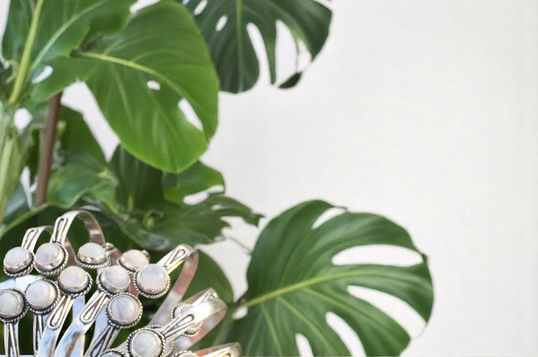 Moonstone Bangle Bracelet – Radiate Inner Light