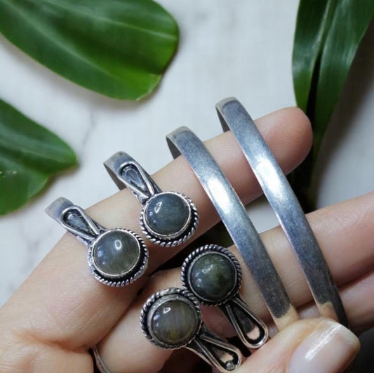 Labradorite Bangle Bracelet – Embrace the Magic