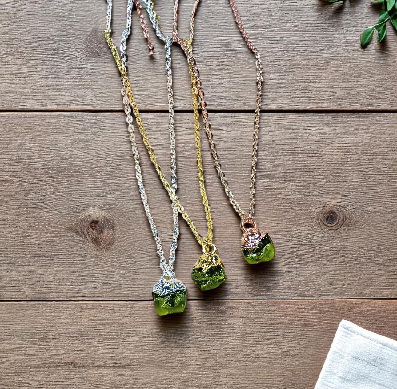 Ethereal Dainty Moldavite Necklace