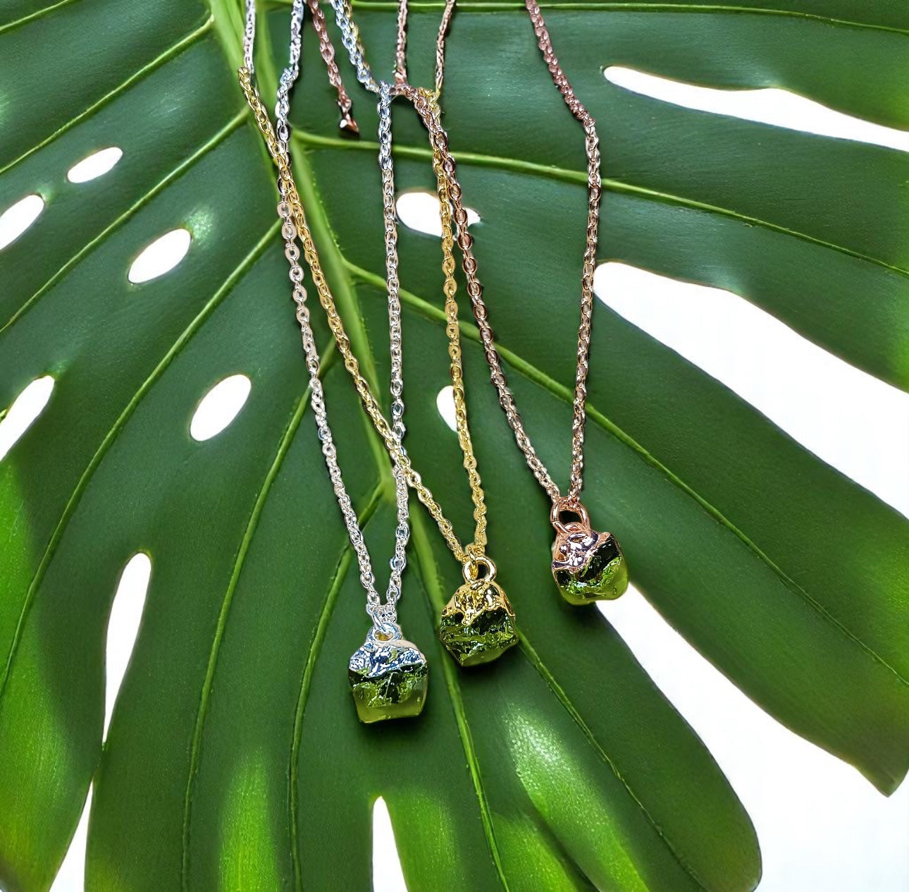 Ethereal Dainty Moldavite Necklace