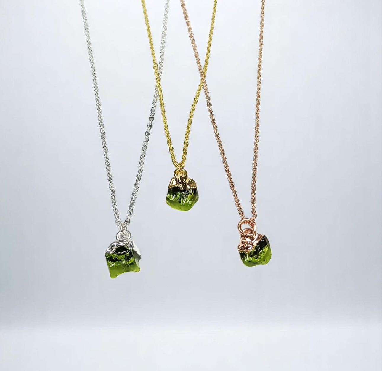 Ethereal Dainty Moldavite Necklace