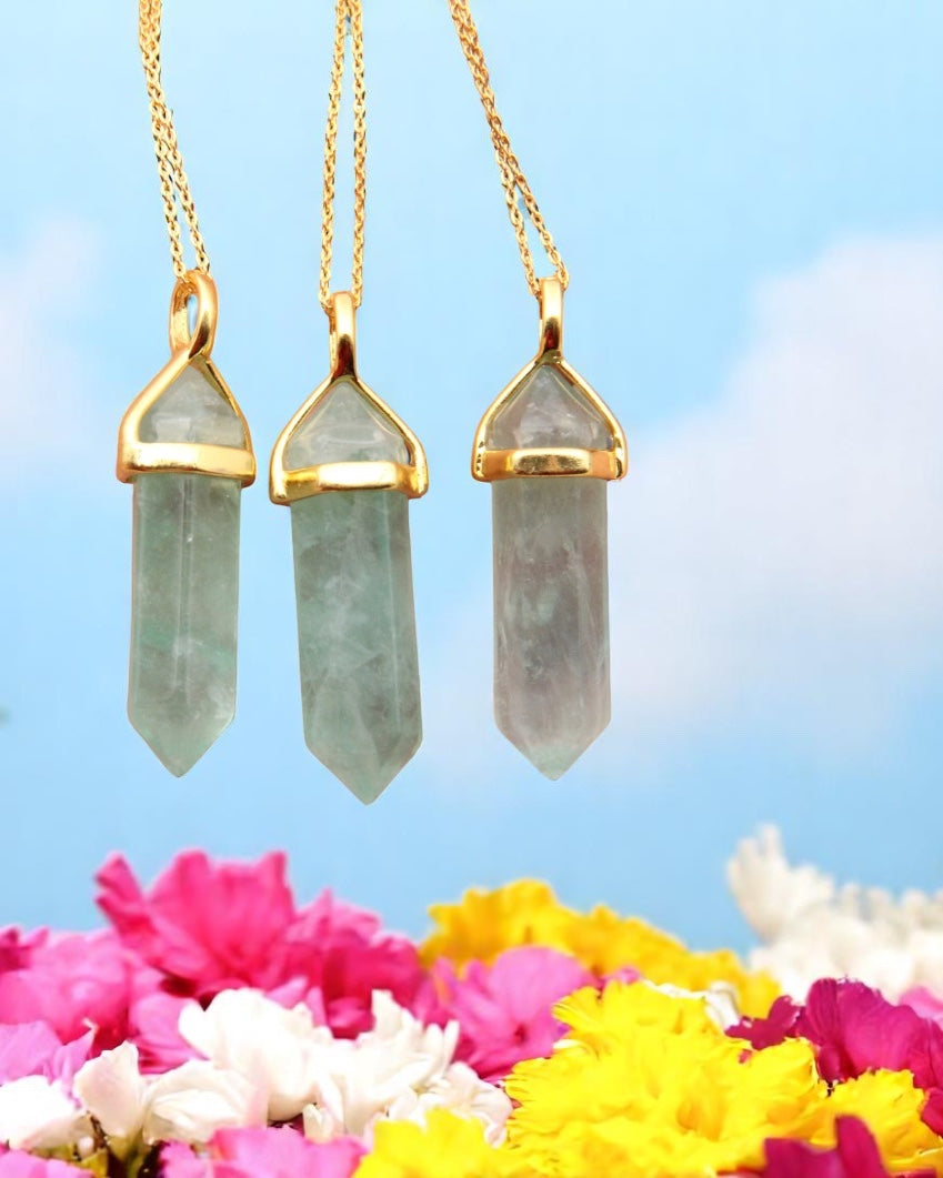 Green Aventurine Point Necklace