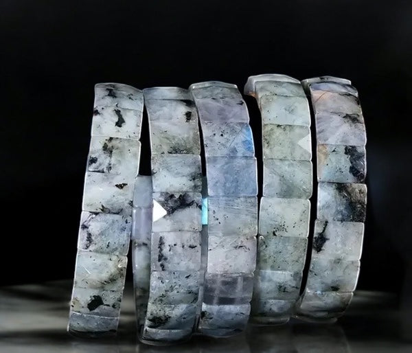 Moonstone Bangle Bracelet