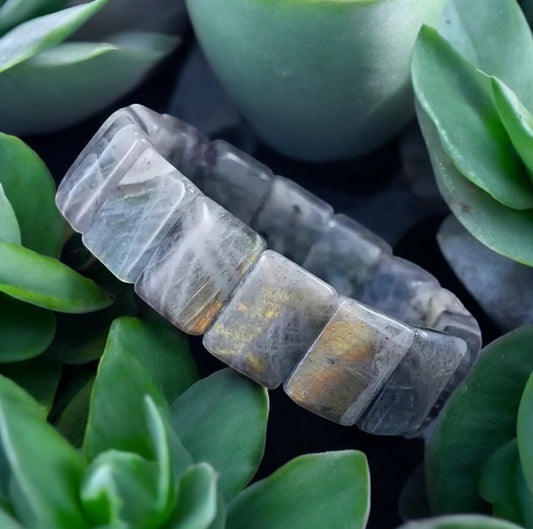 Moonstone Bangle Bracelet