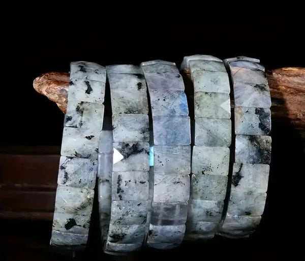 Moonstone Bangle Bracelet